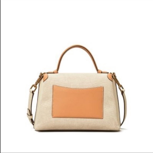 Tory Burch Kira Daisy Canvas Top-Handle Bag - Picture 2 of 5